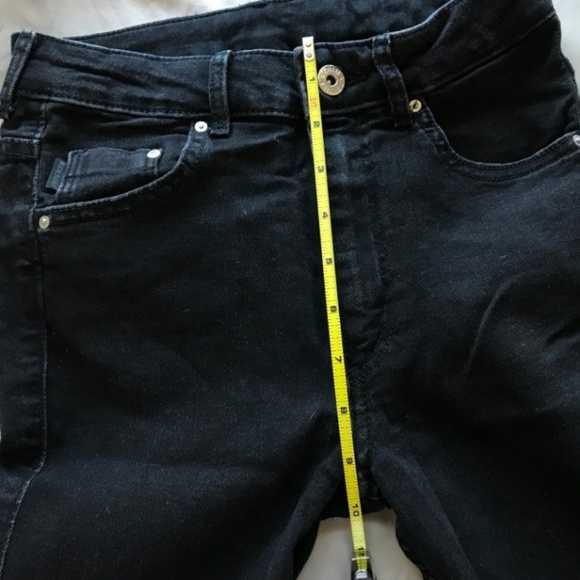 High Rise Black Jeans Size 26 - Picture 4 of 6